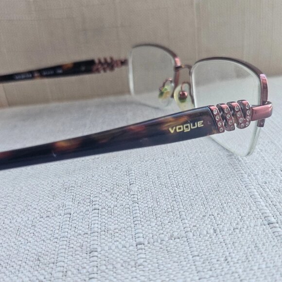 Vogue Eyewear Women Glasses Frame Half Rim Eyewear Burgundy VO 3813-B 51[]17 135